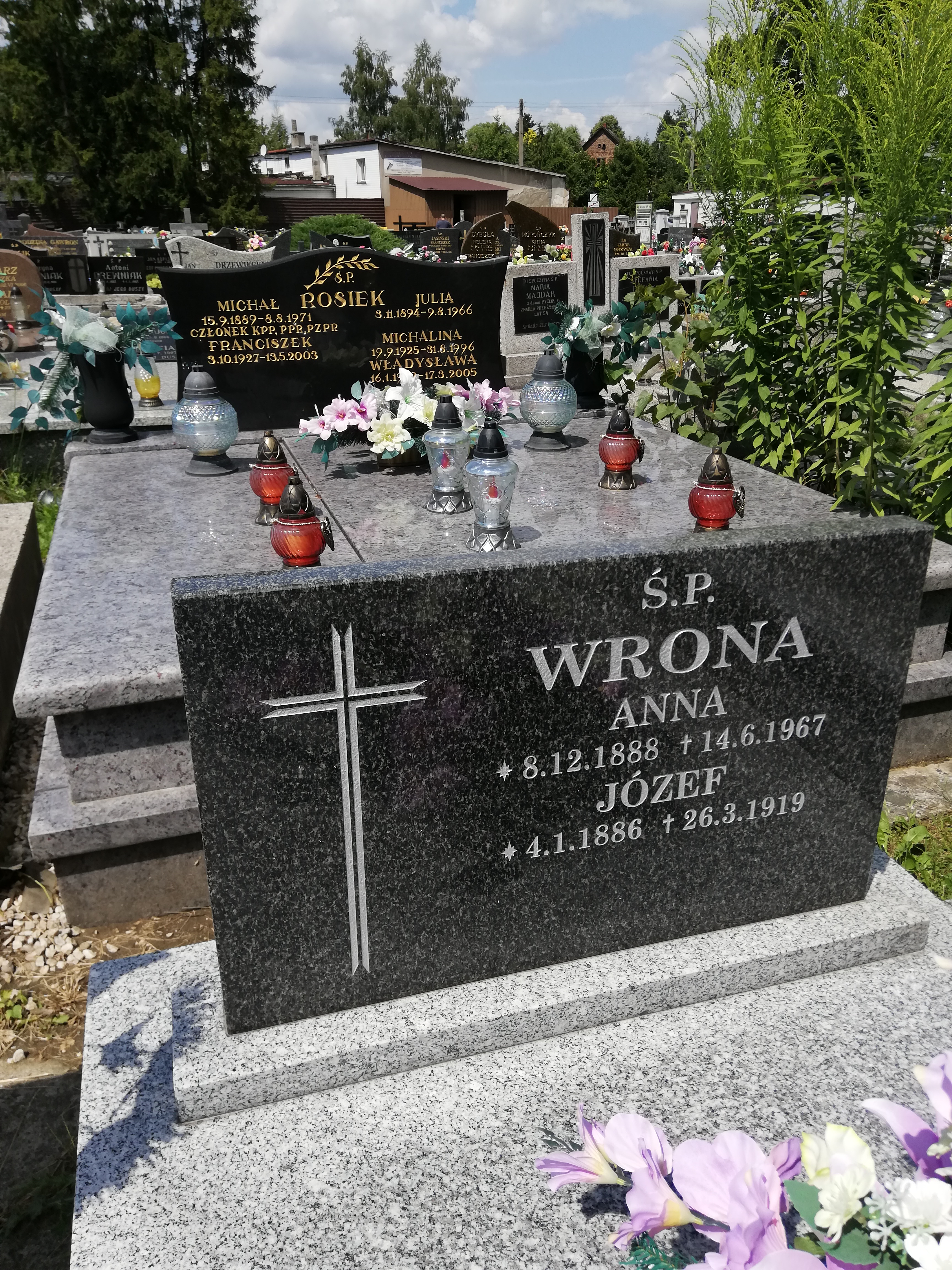 Grób Anna Wrona