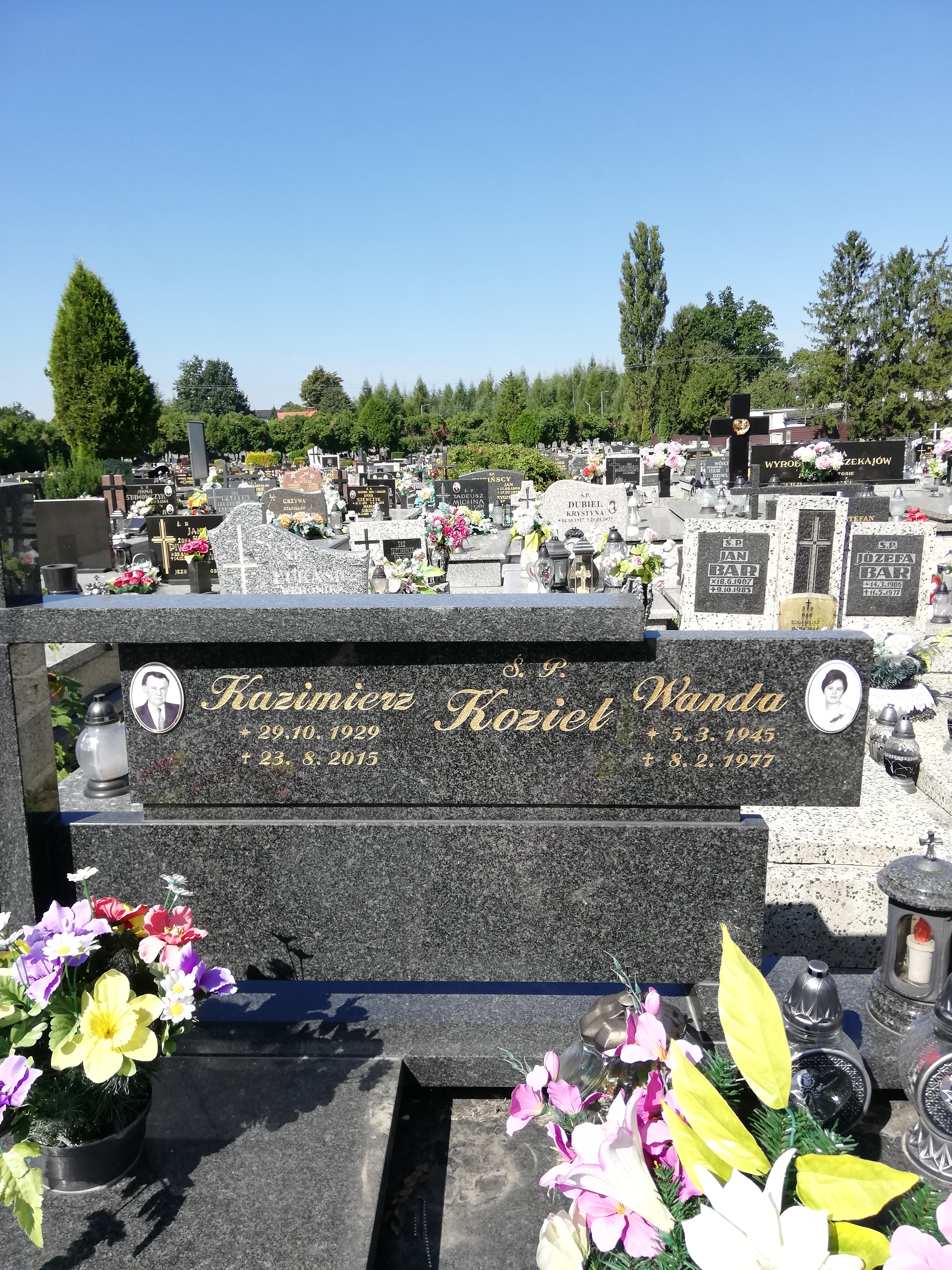 Grób Wanda Kozieł