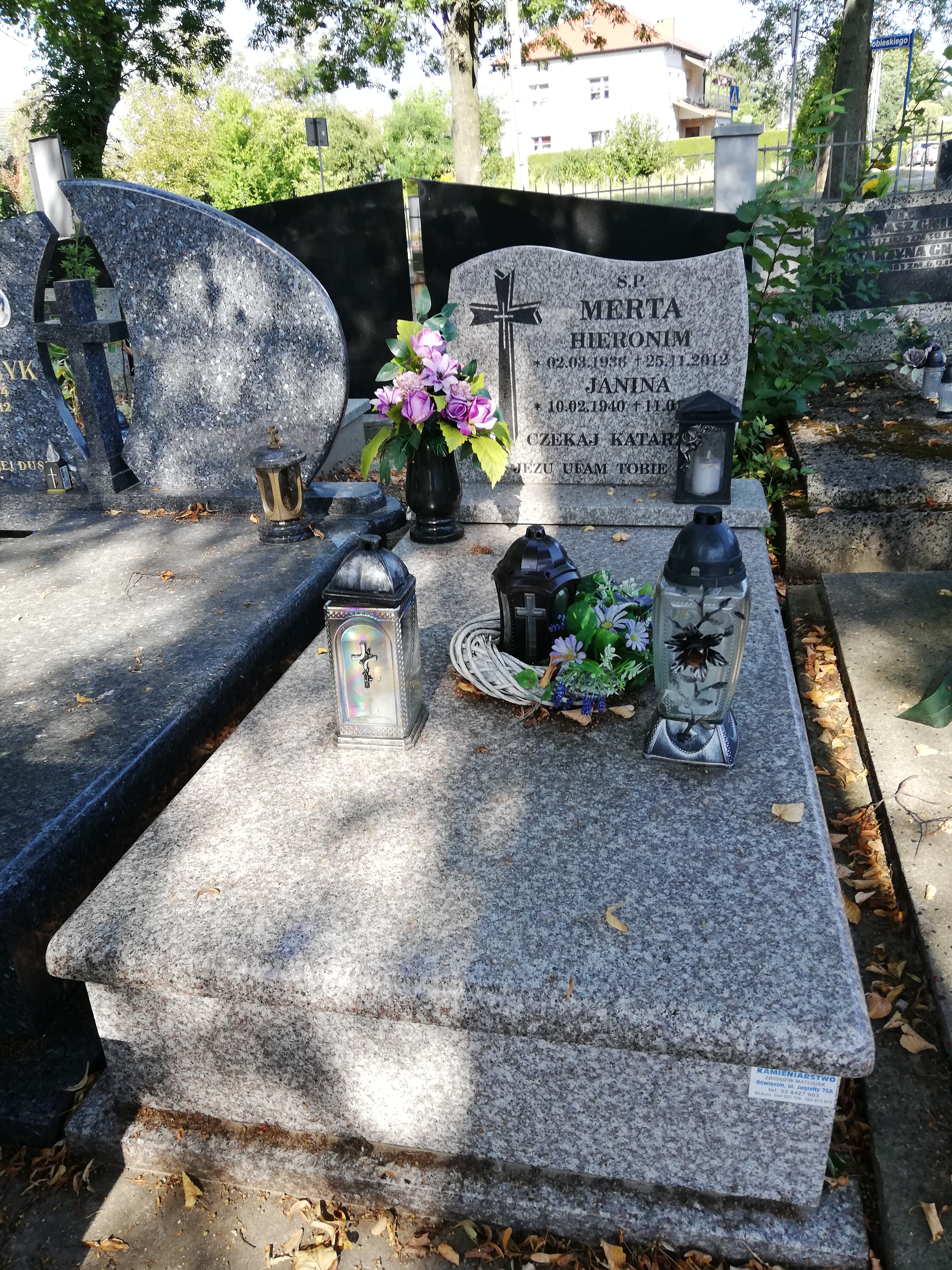 Grób Janina Merta