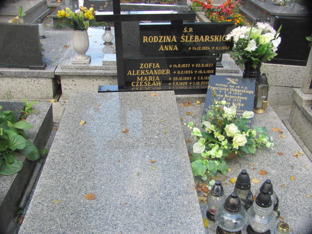 Grób Anna Ślebarska
