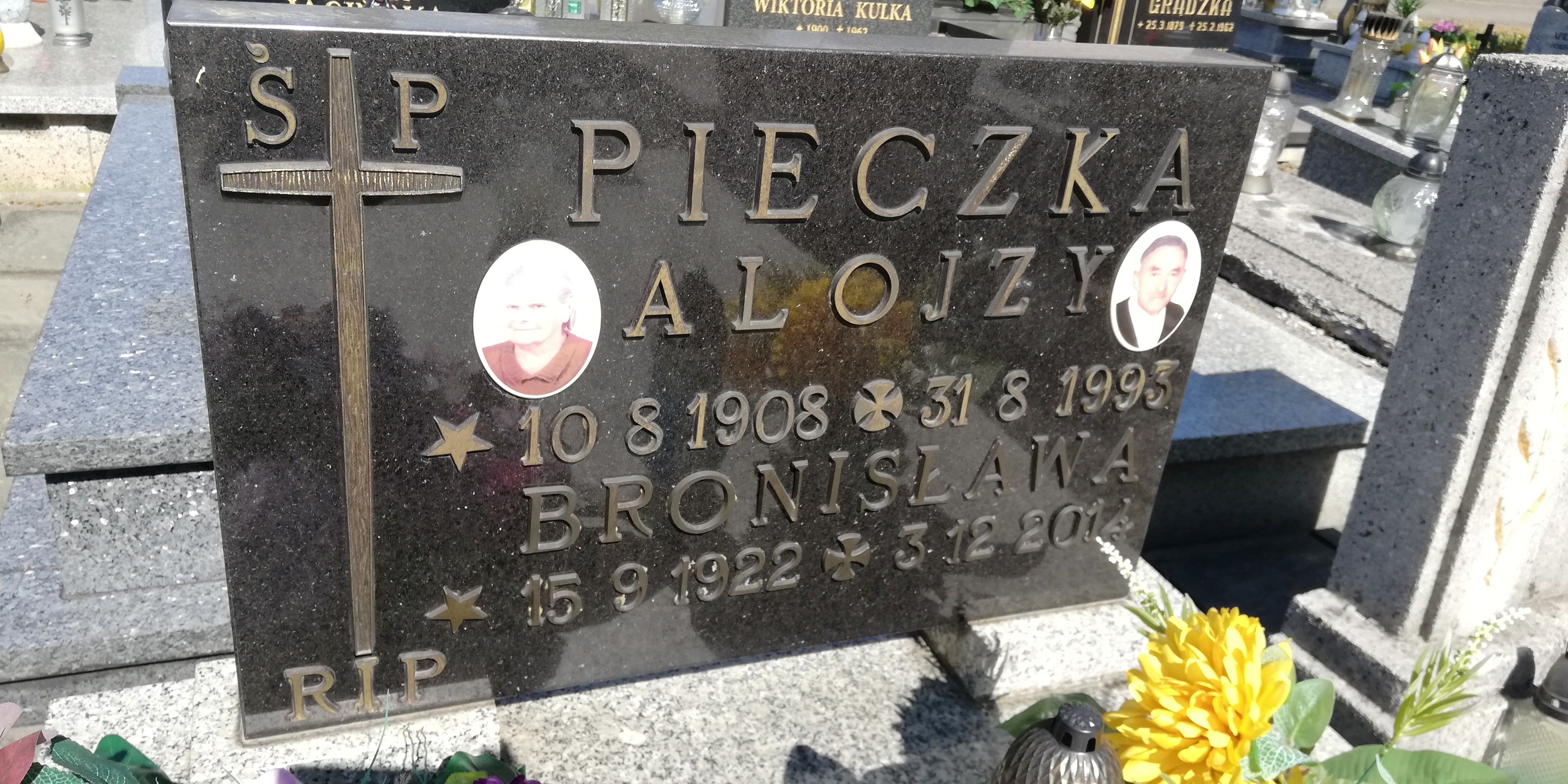 Grób Bronisława Pieczka