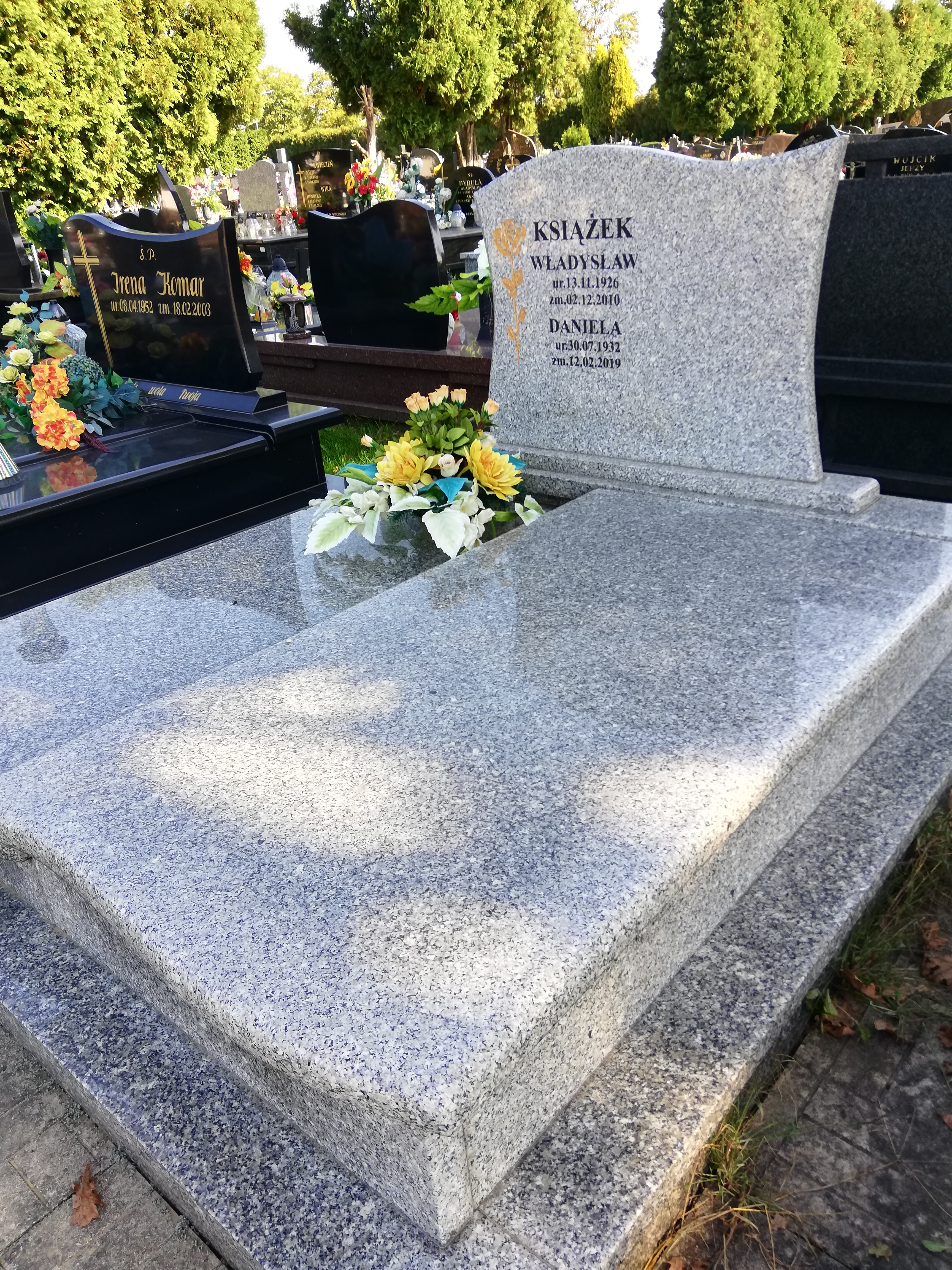 Grób Daniela Książek