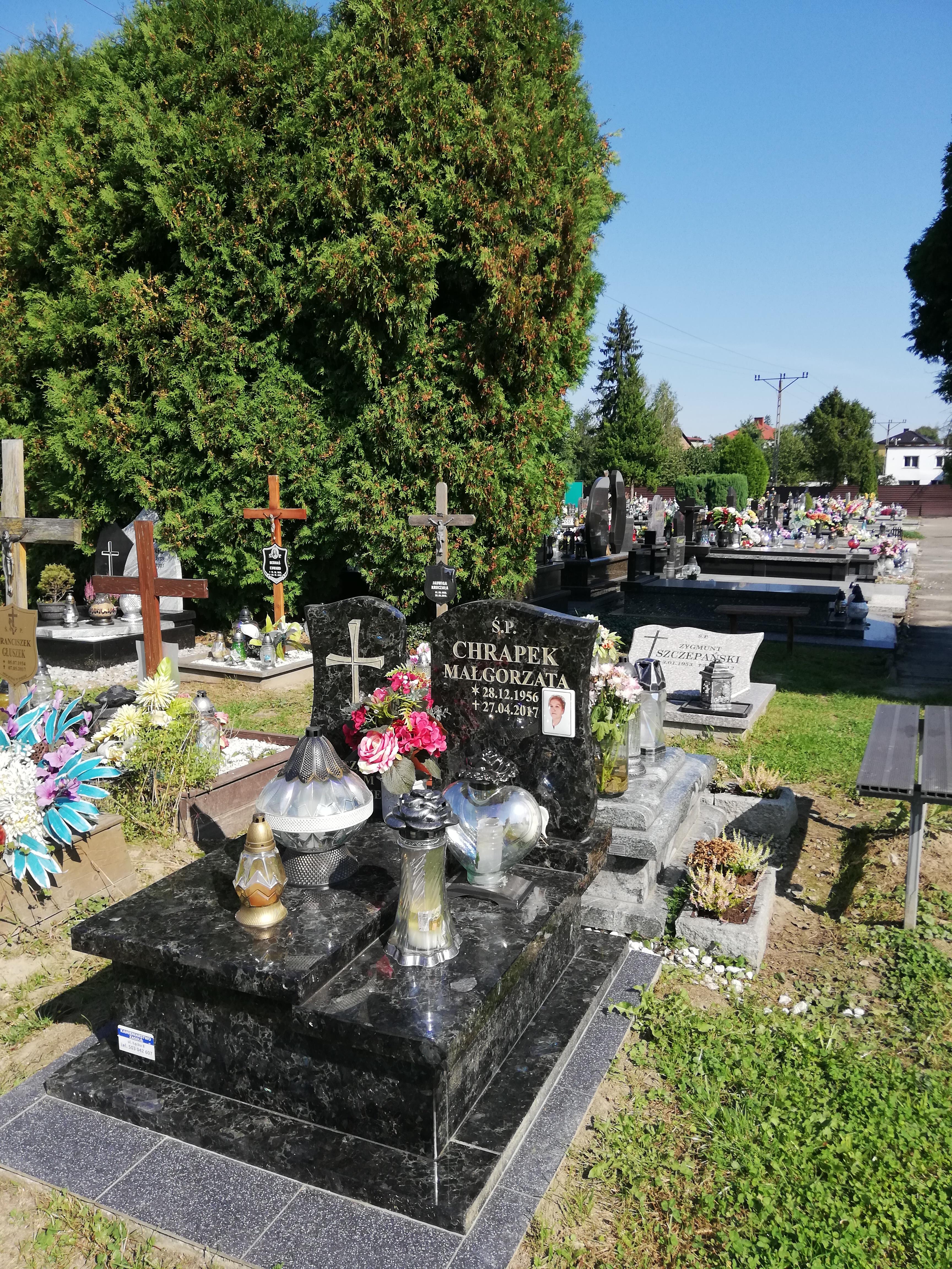 Grób Małgorzata Chrapek