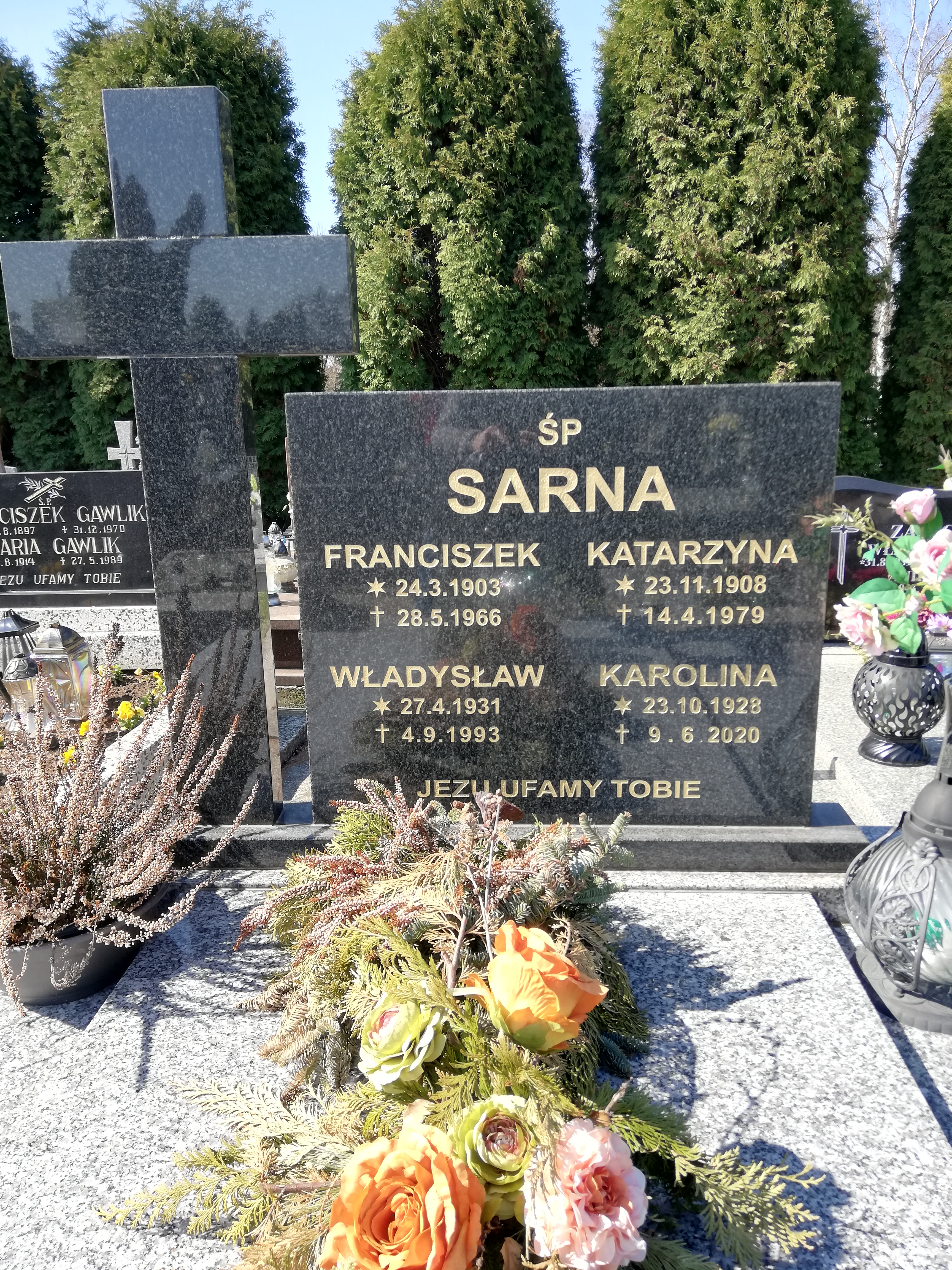 Grób Władysław Sarna