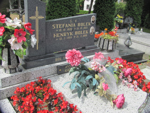 Grób Henryk Bolek
