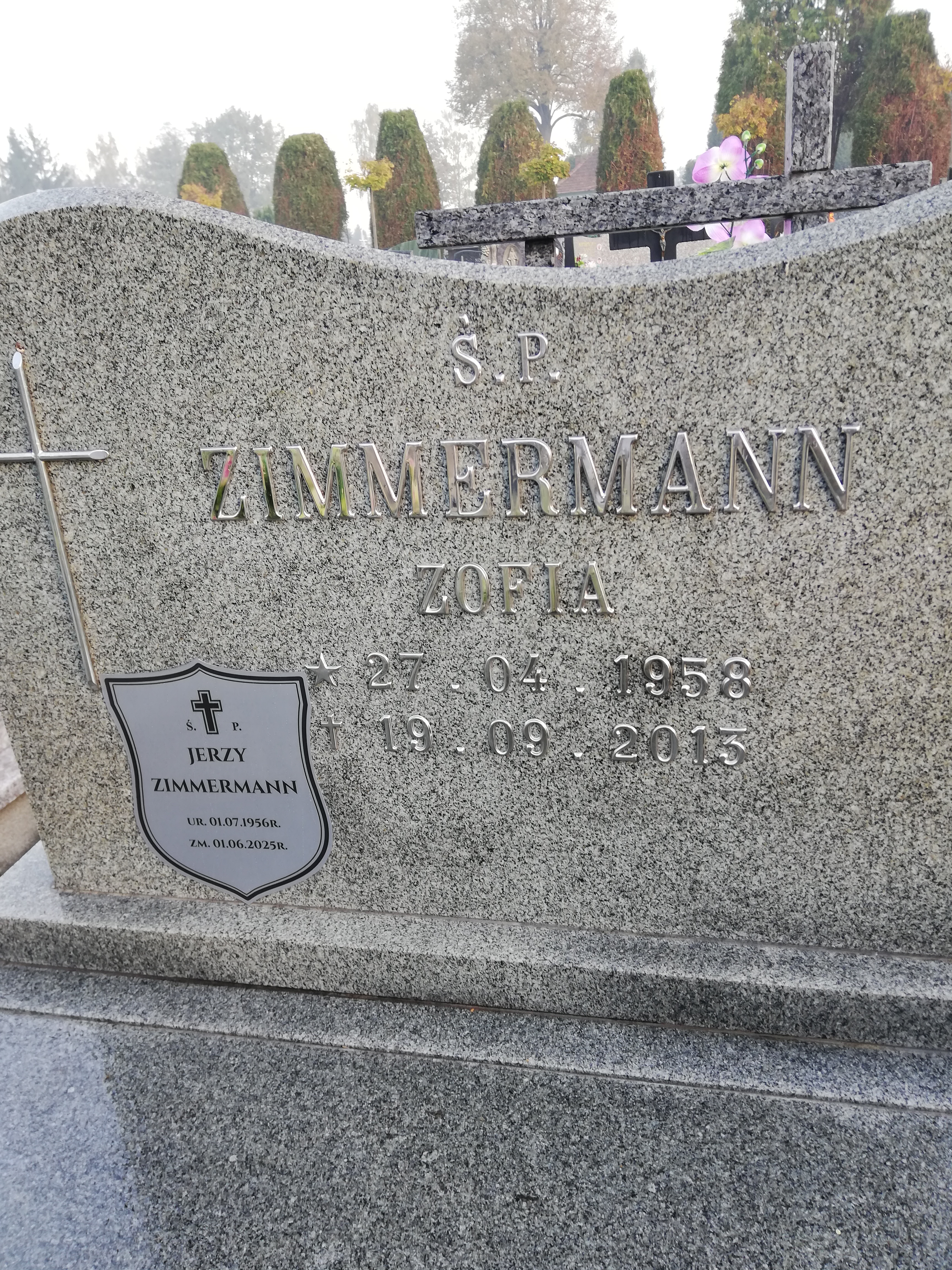 Grób Zofia Zimmermann