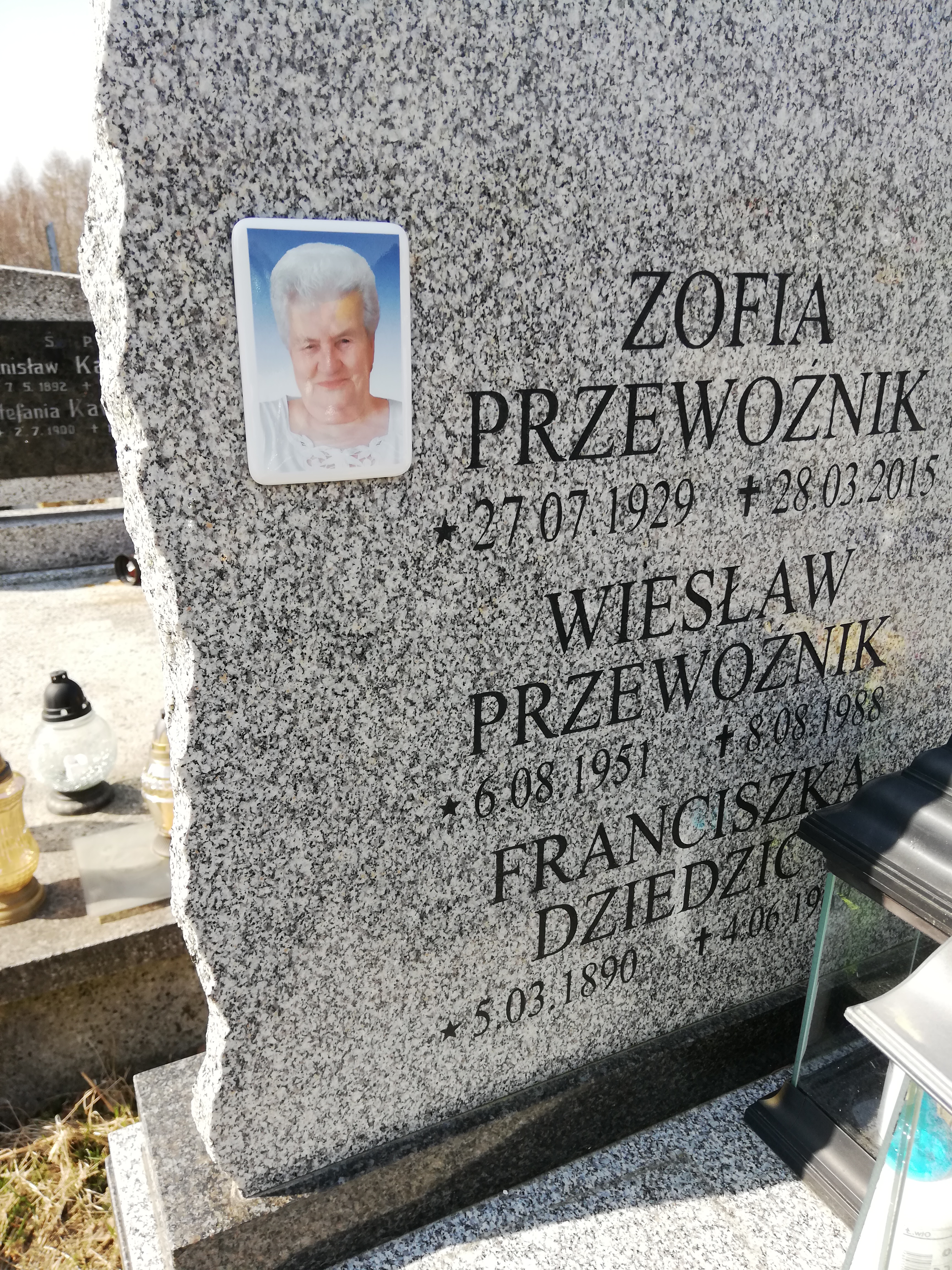 Grób Franciszka Dziedzic