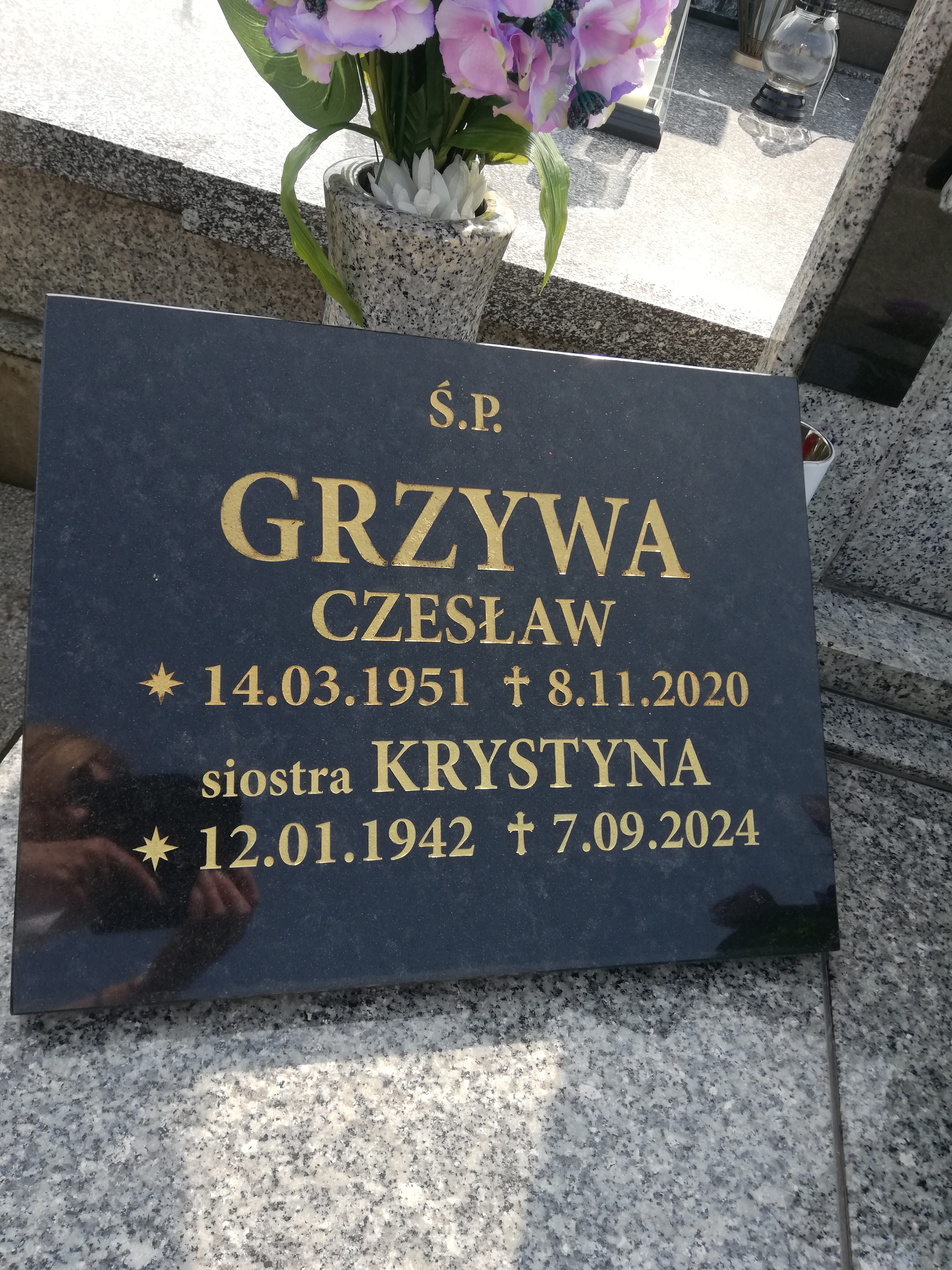 Grób Krystyna Grzywa