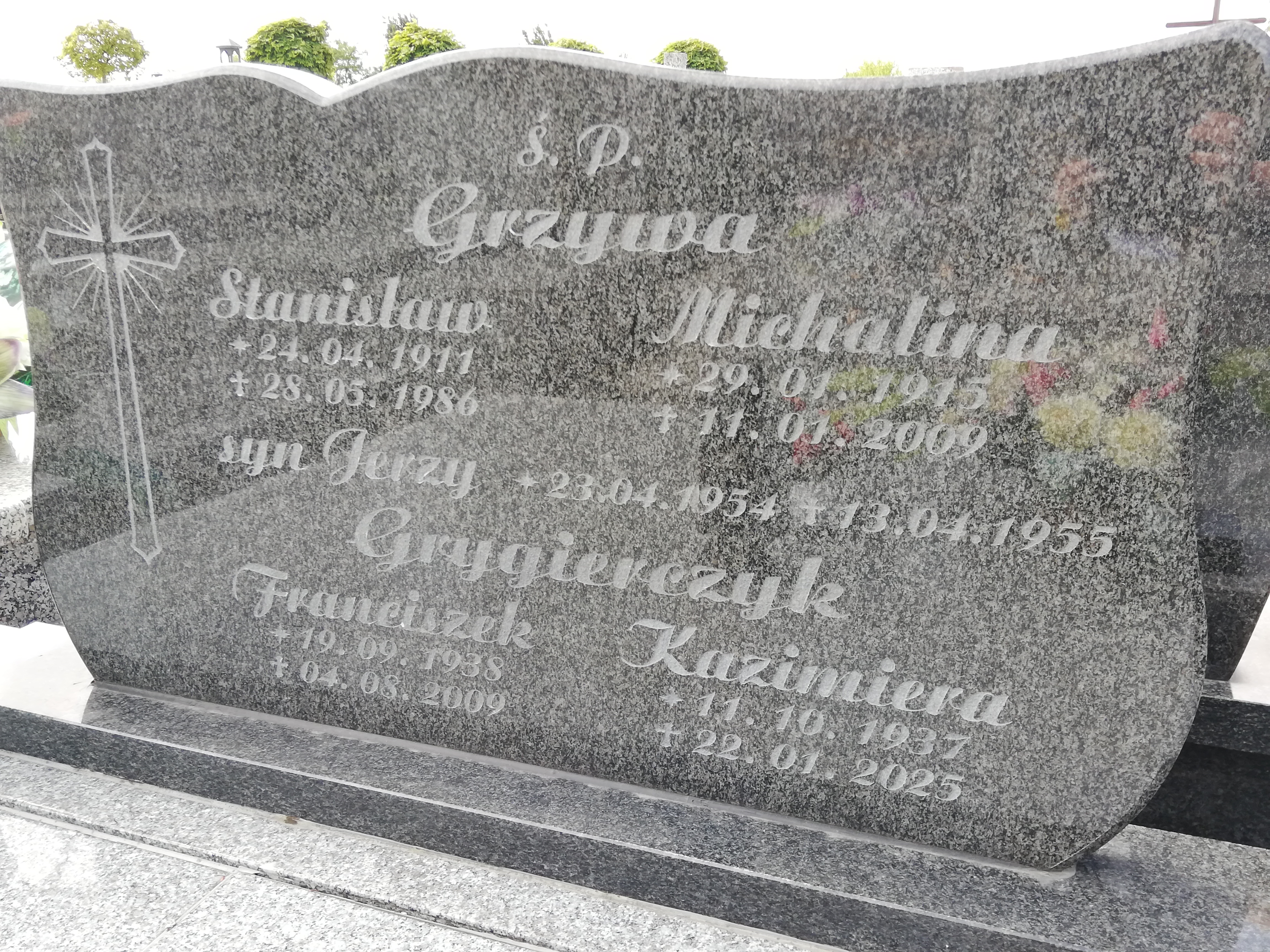 Grób Michalina Grzywa