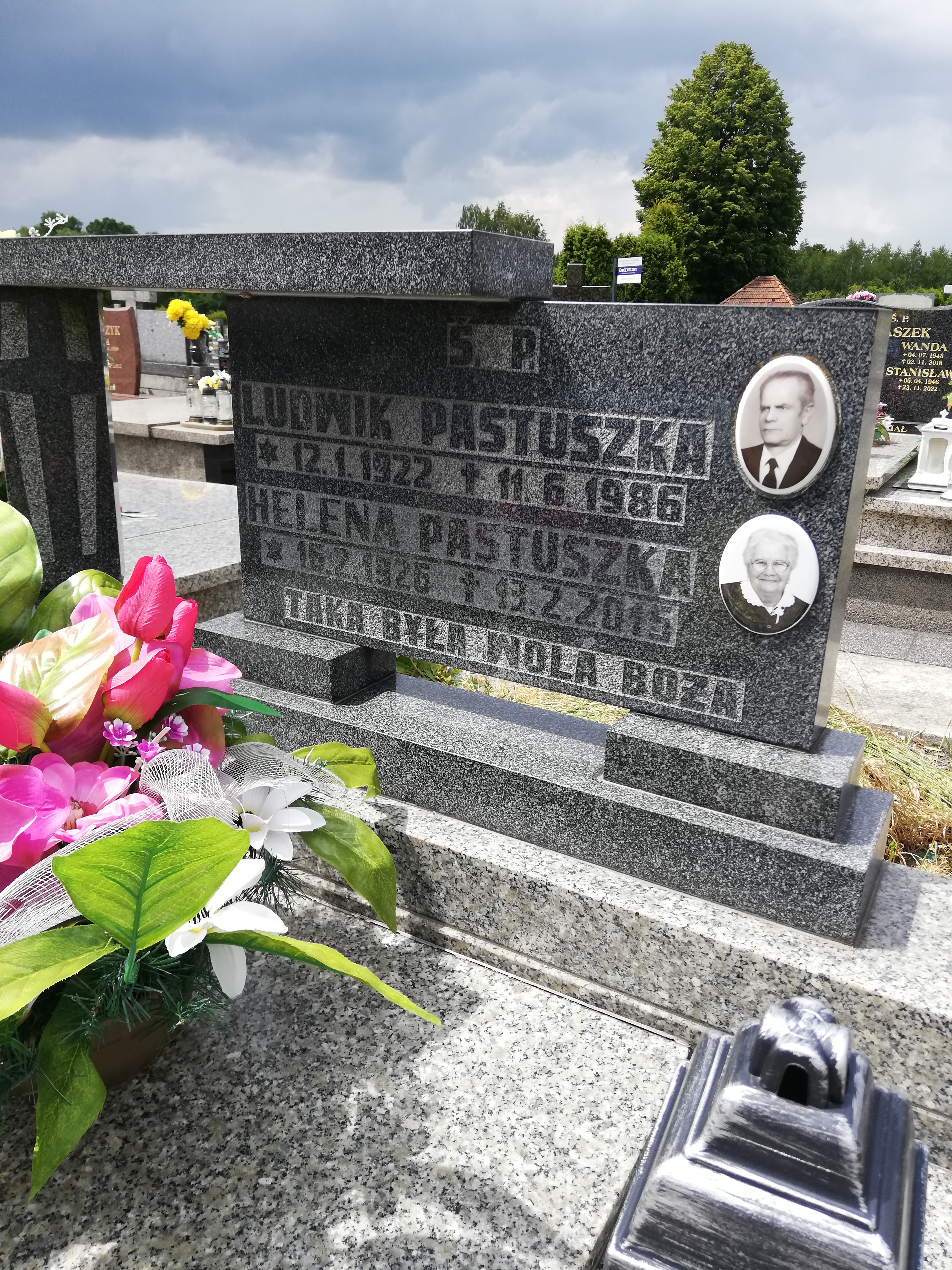 Grób Ludwik Pastuszka