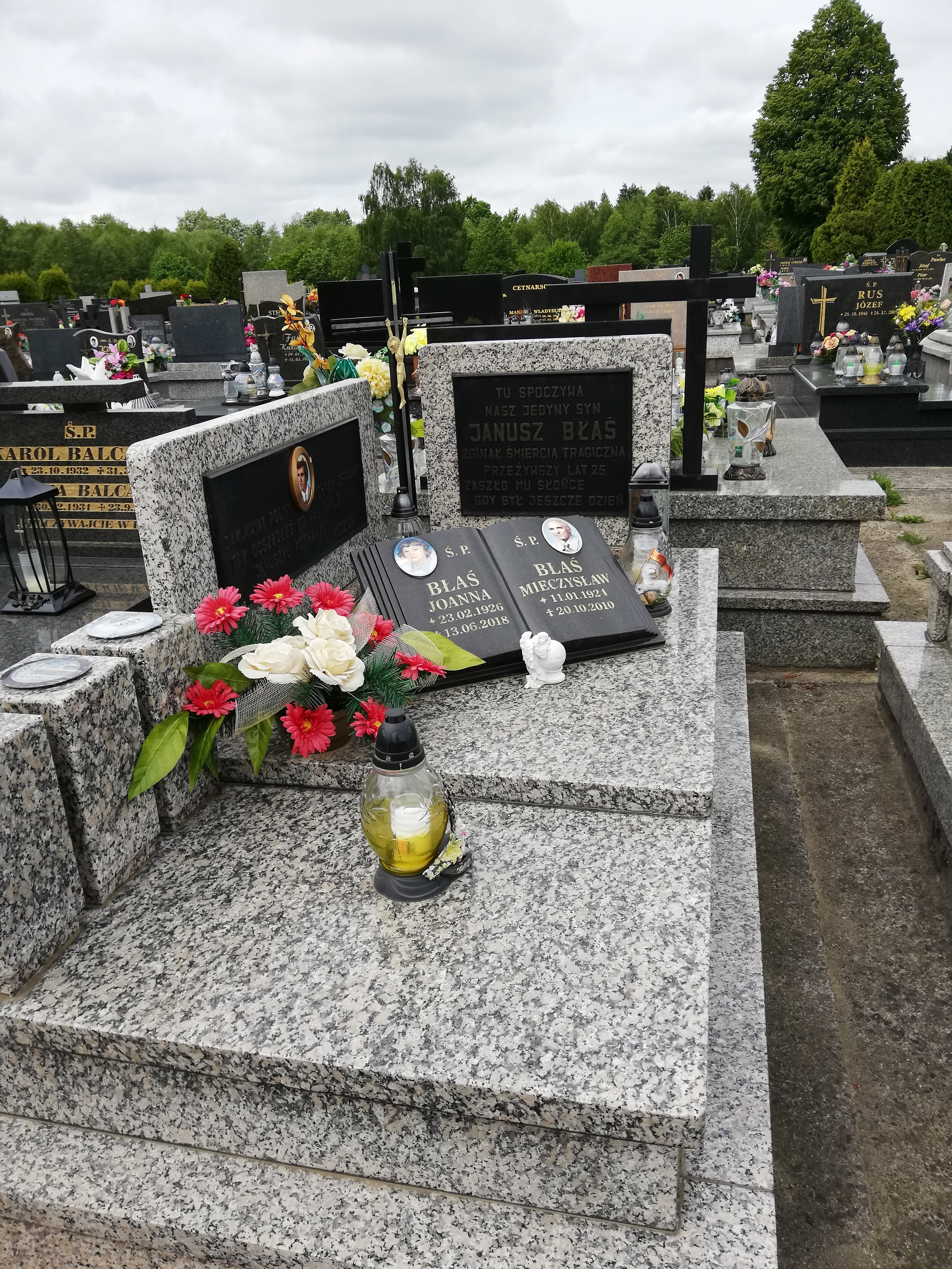 Grób Mieczysław Błaś